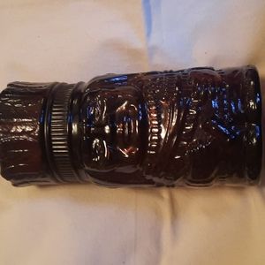 Vintage 1960s Amber brown Indian Chief Humidor